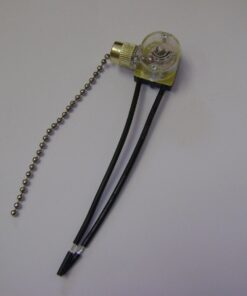 CEILING FAN 2 WIRES LIGHT SWITCH PULL GOLD CHAIN DR67