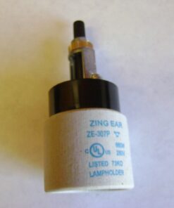 OEM ZING EAR ZE-307P CERAMIC LAMP HOLDER SOCKET WITH ROTARY KNOB TURN SWITCH E136278 DR47