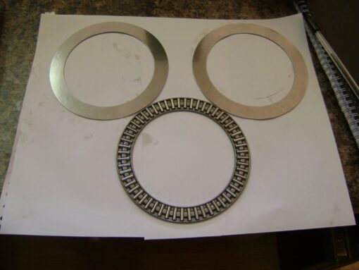 AXK110124 110X145X4 110mmX145mmX4mm THRUST NEEDLE ROLLER BEARING WITH2 WASHERS J9