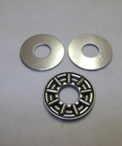 NTA411 THRUST NEEDLE ROLLER BEARING WITH TWO WASHERS 1/4" X 21/32" X 5/64" BAB121