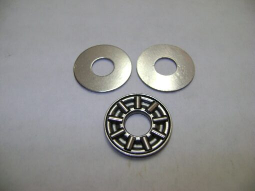 NTA411 THRUST NEEDLE ROLLER BEARING WITH TWO WASHERS 1/4" X 21/32" X 5/64" BAB121