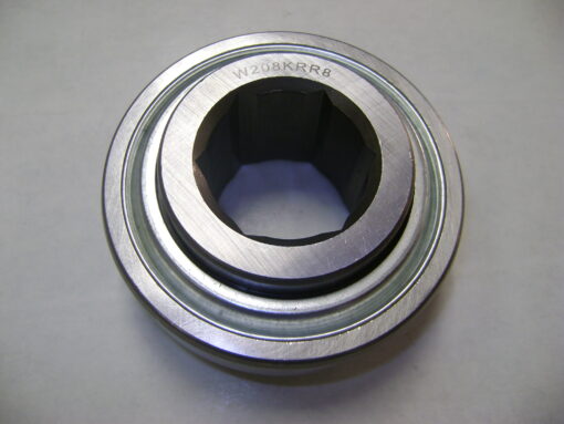 W208KRR8 1-1/4" HEX BORE 80mm CYLINDRICAL FLAT OD AGRICULTURAL BEARING J1R