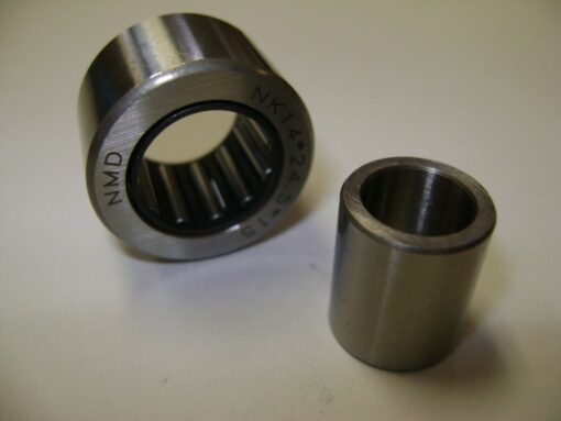 NK 14X24.5X15 NEEDLE ROLLER BEARING WITH 10 mm ID BUSHING PUG50